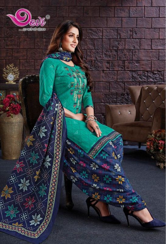 Devi Lizza Indo Cotton Designer Readymade Collection